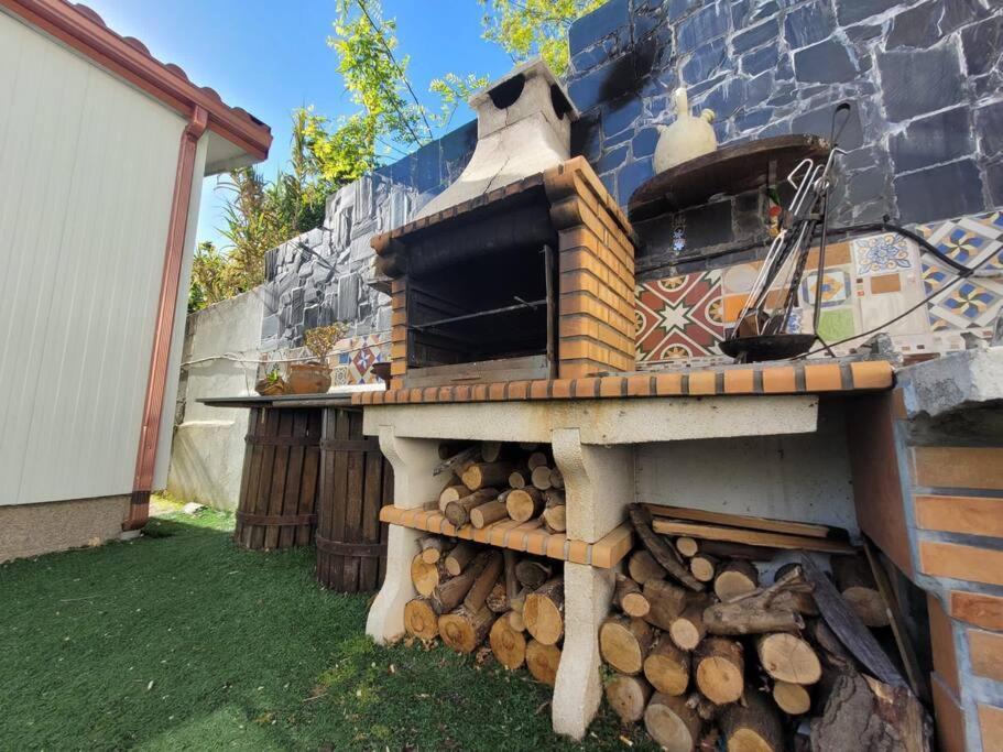 Acogedora Casa Con Vistas Panoramicas De Vigo Villa Bagian luar foto