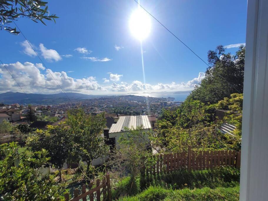 Acogedora Casa Con Vistas Panoramicas De Vigo Villa Bagian luar foto
