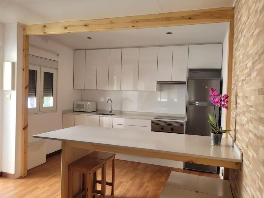 Acogedora Casa Con Vistas Panoramicas De Vigo Villa Bagian luar foto